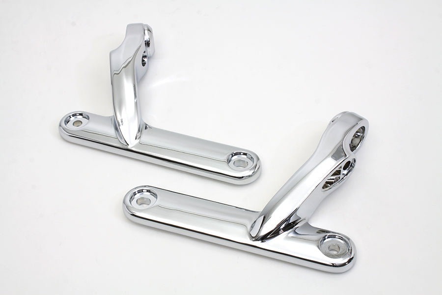 Chrome Spotlamp Bracket Set 1997 / 2013 FLT 1997 / 2013 FLHT