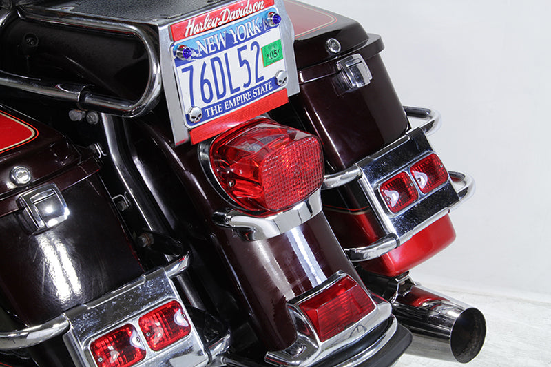 Chrome Blinker Bar Eliminator Bracket 1999 / 2008 FLT 1999 / 2008 FLHT 1999 / 2008 FLHR 1999 / 2008 FLTR