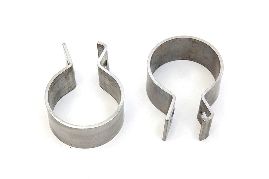 Stainless Steel 1-7/8 Muffler End Clamp Set 1959 / 1975 XLCH