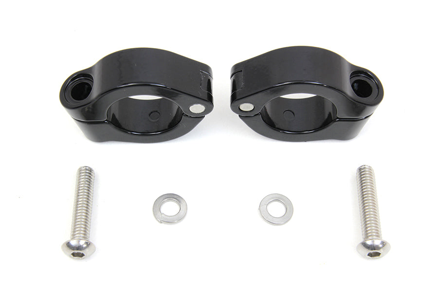 Black Fog Lamp Engine Bar Clamp 1986 / UP FLT