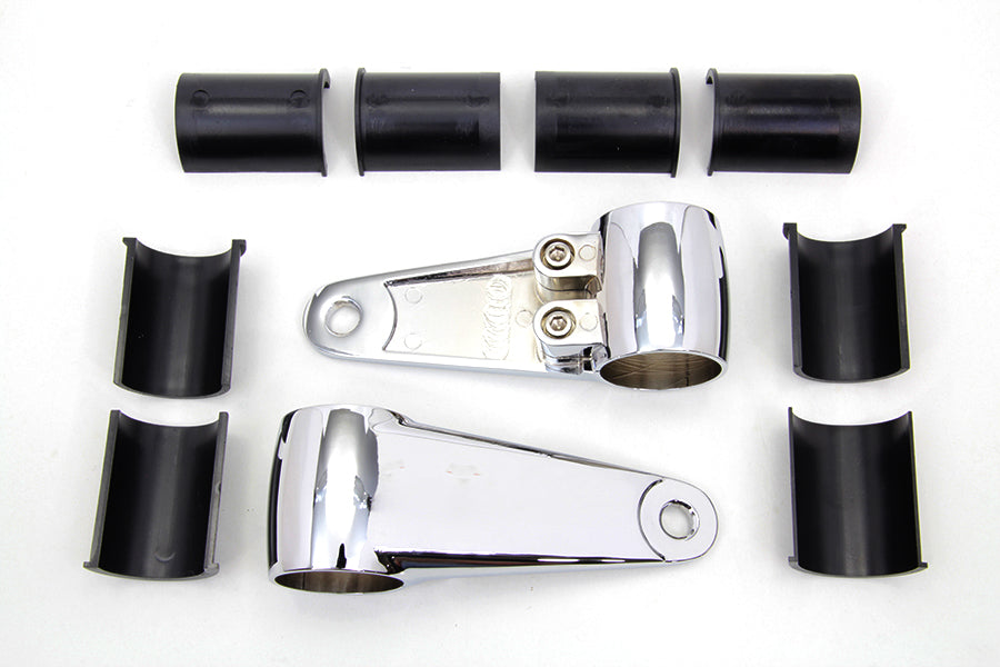 Universal Headlamp Mount Bracket Chrome 0 /  Custom Application