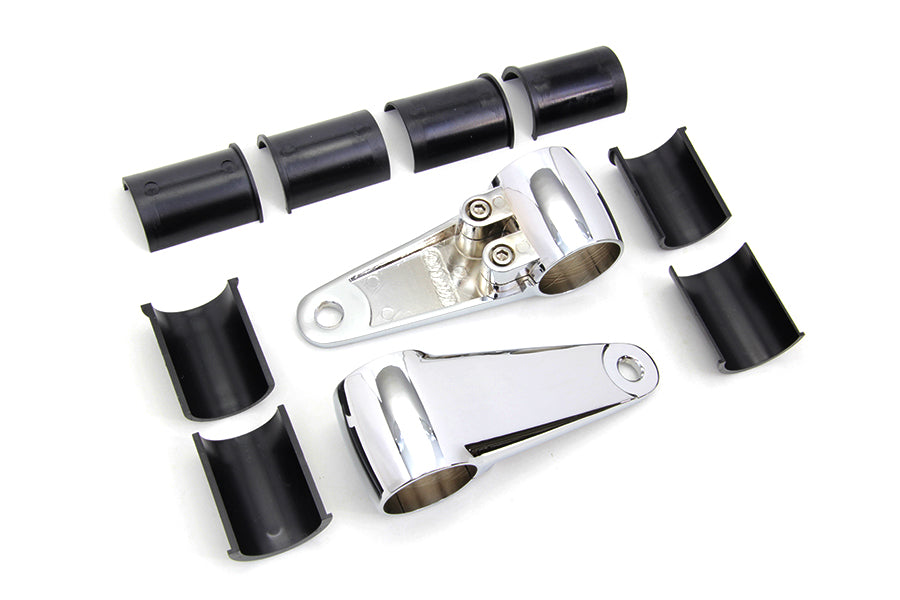 Universal Headlamp Mount Bracket Chrome 0 /  Custom Application