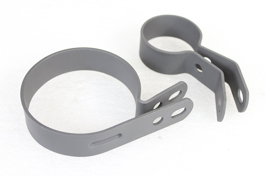 Parkerized Muffler Clamp Set 1941 / 1957 FL 1941 / 1948 UL 1941 / 1952 EL