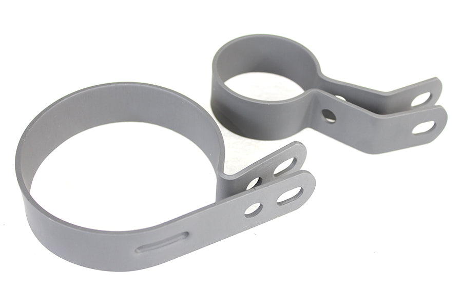 Parkerized Muffler Clamp Set 1941 / 1957 FL 1941 / 1948 UL 1941 / 1952 EL