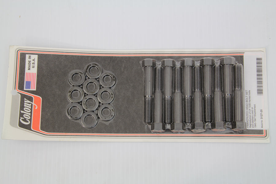 Parkerized Headbolt Kit 1940 / 1947 FL