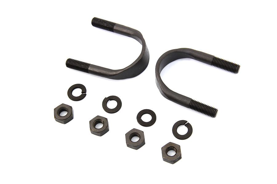 Leg Shield and Fairing U-Bolt Mount Kit Parkerized 1951 / 1977 FL late 1951, early 1977 - leg shields1952 / 1977 KRTT fairing mount