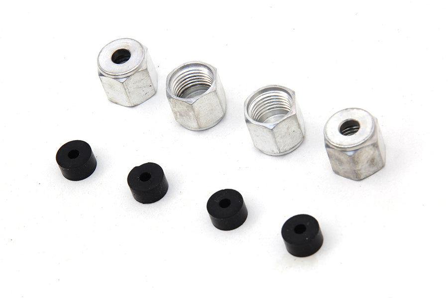 Rocker Arm Cover Oil Line Fitting Nuts and Seals Kit 1966 / 1984 FL 1971 / 1984 FX 1957 / 1984 XL 1979 / 1984 FLT 1979 / 1984 FLT 1982 / 1984 FXR 1982 / 1984 FXR