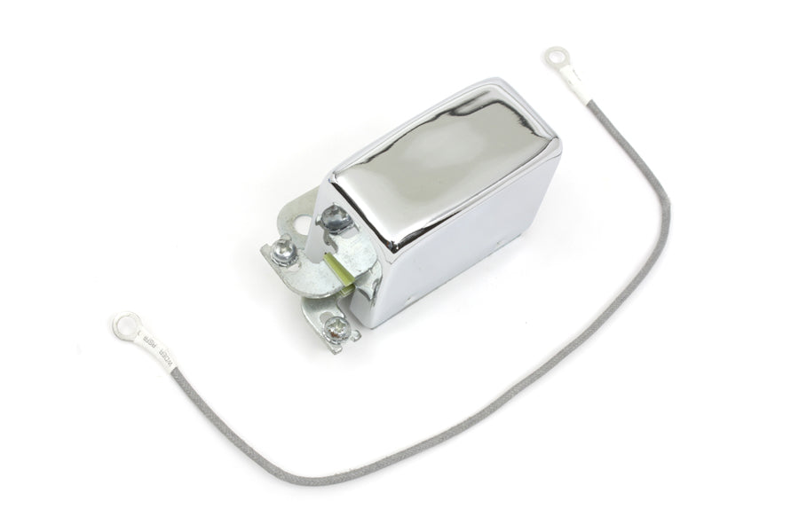 Chrome Look-A-Like 12 Volt 2-Brush Relay 1941 / 1957 FL 1936 / 1952 EL 1936 / 1952 G 1936 / 1973 W