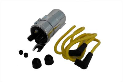 Round Chrome 6 Volt Dual Coil with Bracket 0 /  Custom application0 /  Custom application
