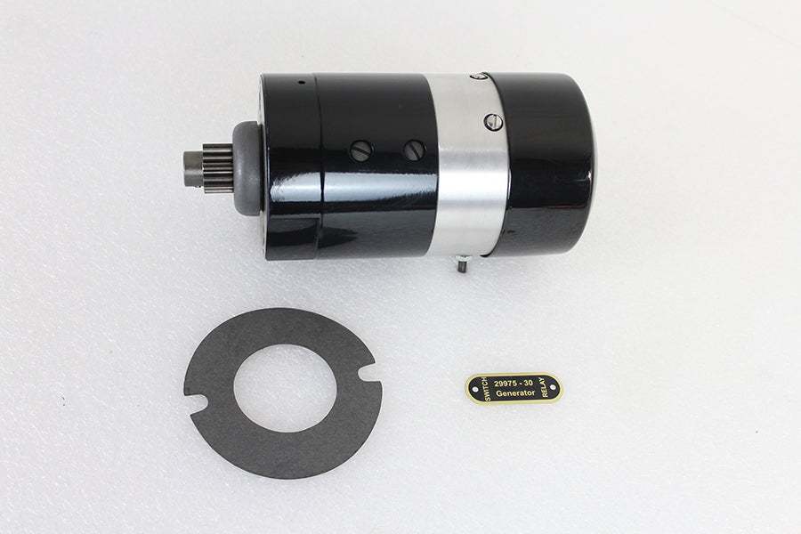 Black 32E 6 Volt Generator Assembly Overhead Valve 1941 / 1957 FL 1936 / 1952 EL