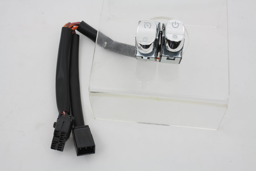 Rocker Style Handlebar Switch Kit Chrome 2004 / UP FLTR