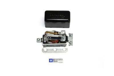 Black Replica 3-Brush Delco Remy Relay 1938 / 1940 EL 1938 / 1948 UL 1941 / 1957 FL 1938 / 1952 WL