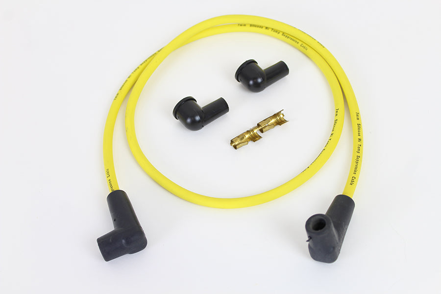 Yellow Suppression Core 7mm Spark Plug Wire Kit 0 /  Custom application