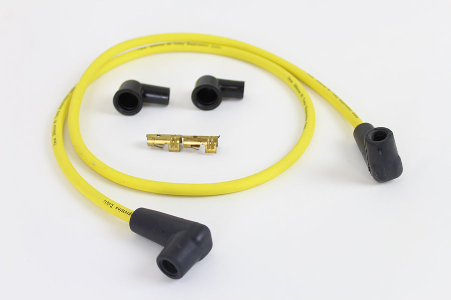 Yellow Suppression Core 7mm Spark Plug Wire Kit 0 /  Custom application