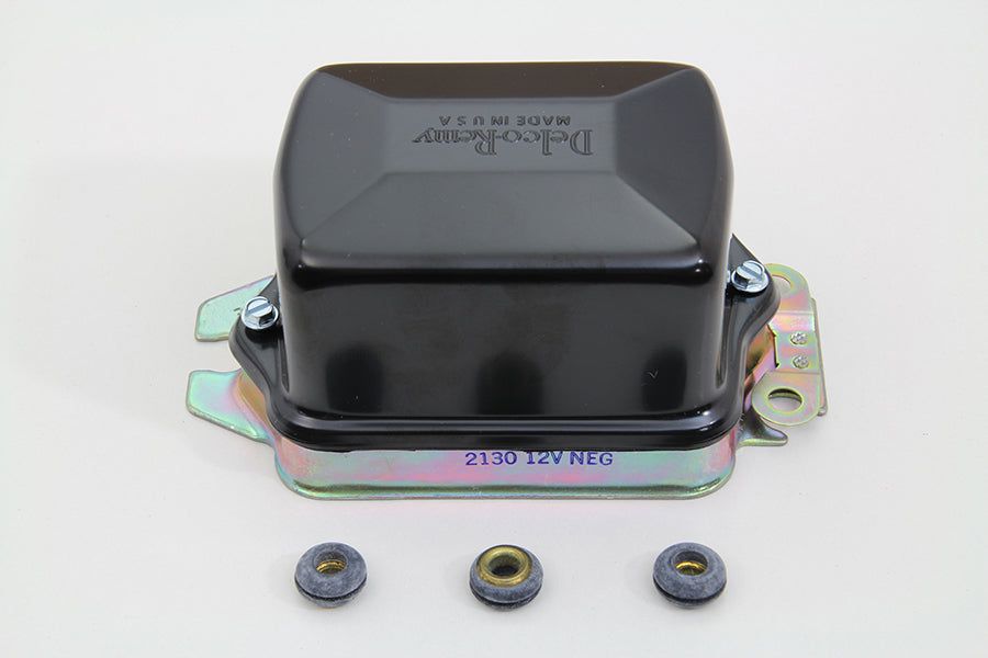 Delco Remy Black 12 Volt Mechanical Regulator 1967 / 1978 XL 1964 / 1969 FL