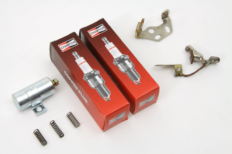 Ignition Tune Up Kit with Champion Spark Plugs 1936 / 1940 EL 1941 / 1947 FL 1938 / 1947 UL 1930 / 1934 VL 1930 / 1947 WL