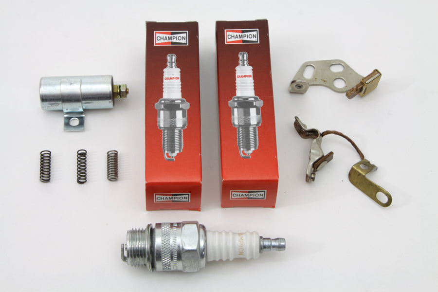 Ignition Tune Up Kit with Champion Spark Plugs 1936 / 1940 EL 1941 / 1947 FL 1938 / 1947 UL 1930 / 1934 VL 1930 / 1947 WL