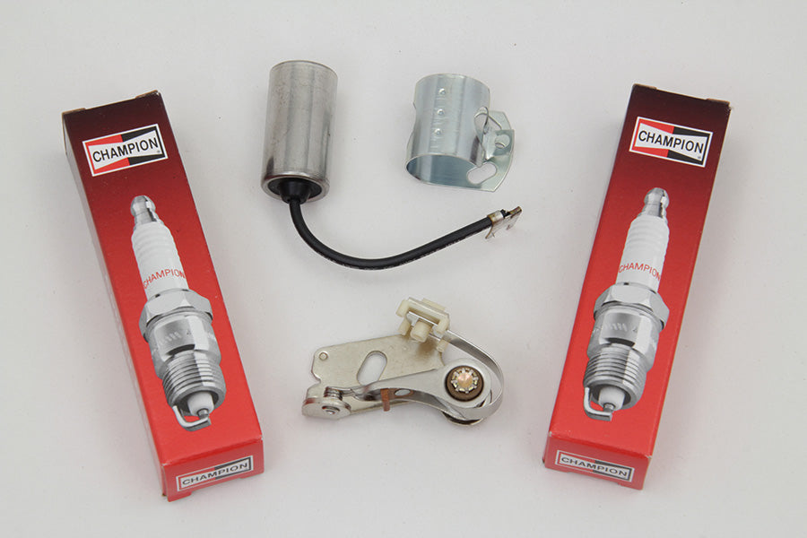 Ignition Tune Up Kit with Champion Spark Plugs 1970 / 1974 XLH 1971 / 1974 FX 1970 / 1974 FL