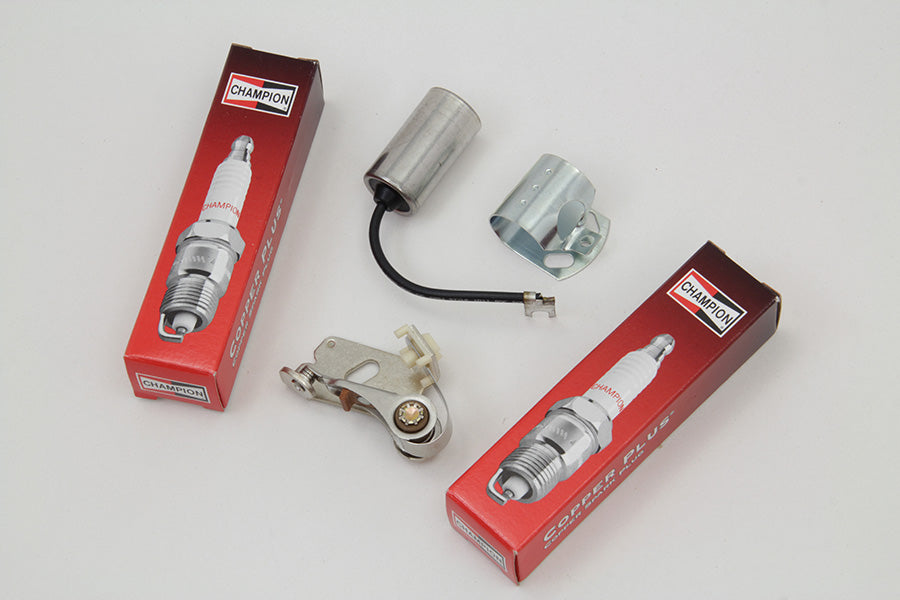 Ignition Tune Up Kit with Champion Spark Plugs 1970 / 1974 XLH 1971 / 1974 FX 1970 / 1974 FL