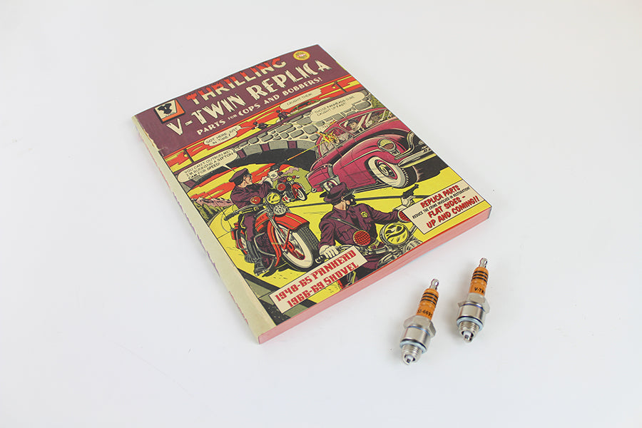 Panhead Spark Plug Set and Book Kit 1948 / 1974 FL 1971 / 1974 FX