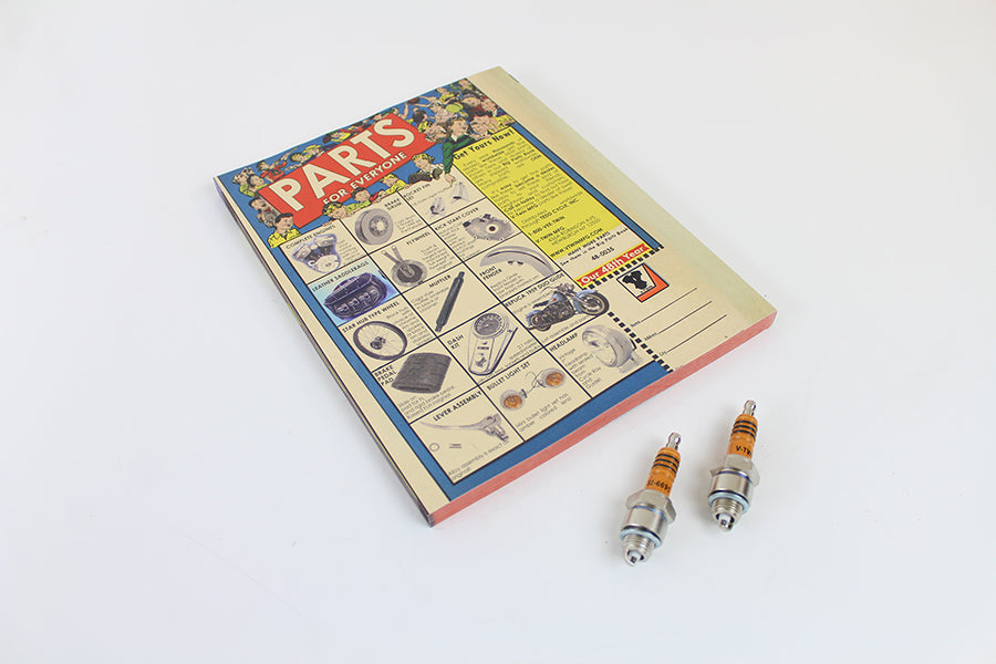 Panhead Spark Plug Set and Book Kit 1948 / 1974 FL 1971 / 1974 FX