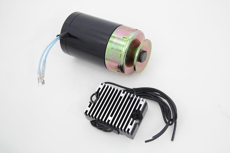 12 Volt Indian Alternator Black 1935 / 1953 Chief