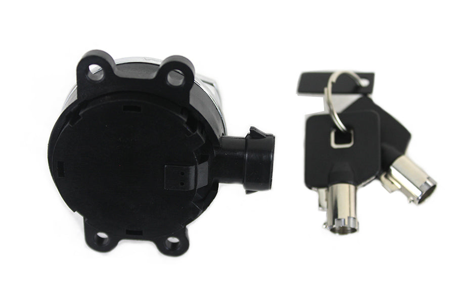 Chrome Ignition Switch with Chrome Skull 2011 / 2017 FLST 2011 / 2017 FLSTF 2014 / 2018 FLHR 2014 / 2018 FLHRC 2012 / 2017 FLD 2012 / 2017 FXDF 2012 / 2017 FXDWG 2012 / 2017 FXDB
