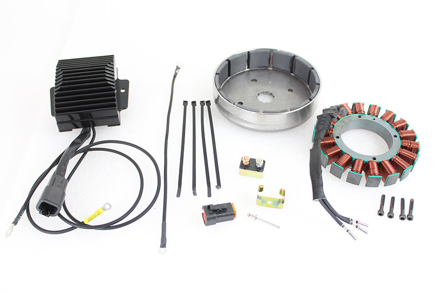 FXST, FLST 45 Amp Three Phase Alternator Kit 2001 / 2006 FXST 2001 / 2006 FLST