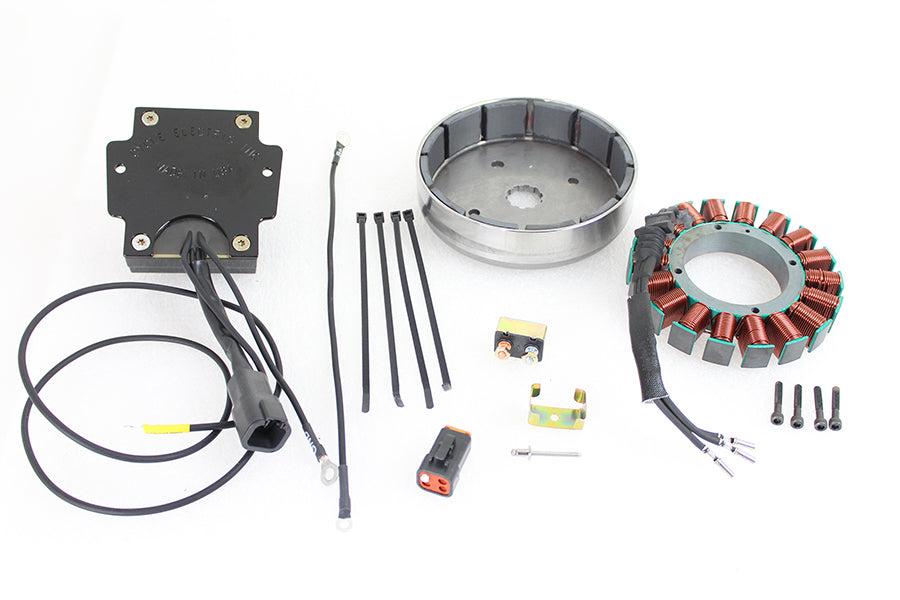 FXST, FLST 45 Amp Three Phase Alternator Kit 2001 / 2006 FXST 2001 / 2006 FLST