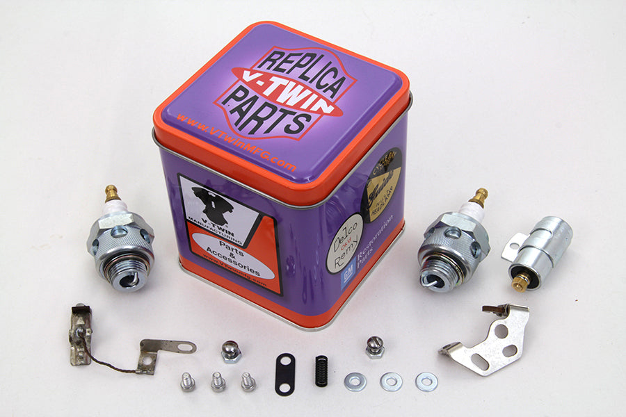 Ignition Tune Up Kit with Beck Spark Plug Set 1941 / 1947 FL 1936 / 1947 EL 1936 / 1947 W