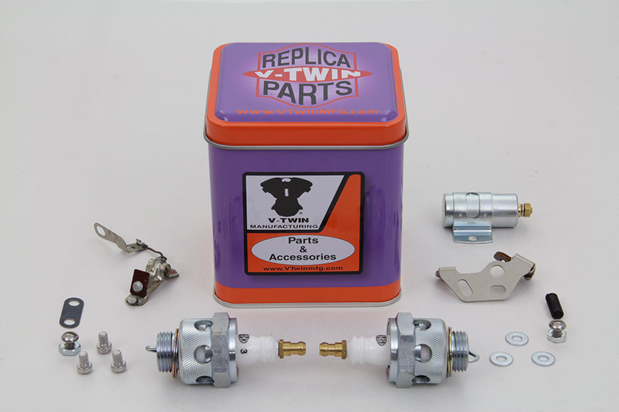 Ignition Tune Up Kit with Beck Spark Plug Set 1941 / 1947 FL 1936 / 1947 EL 1936 / 1947 W