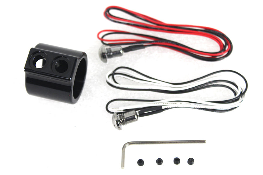 Black Dual Handlebar Button Switch Kit 0 /  Custom application for 1 handlebars"