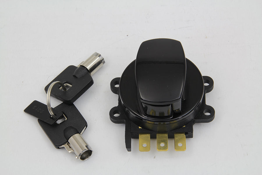 Hinge Ignition Switch Gloss Black 1996 / 2013 FXST 1996 / 2013 FLST 1996 / 2011 FXDWG 1996 / 2013 FLHR 2006 / 2011 FXE 2008 / 2011 FXDF