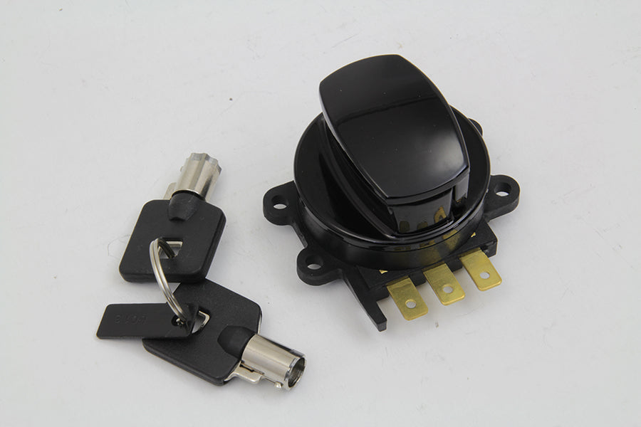 Hinge Ignition Switch Gloss Black 1996 / 2013 FXST 1996 / 2013 FLST 1996 / 2011 FXDWG 1996 / 2013 FLHR 2006 / 2011 FXE 2008 / 2011 FXDF