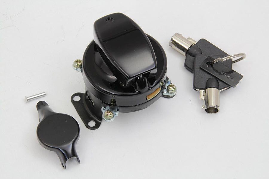 Fat Bob Ignition Switch with 5 Terminals Gloss Black 1947 / 1972 FL 1947 / 1952 WL