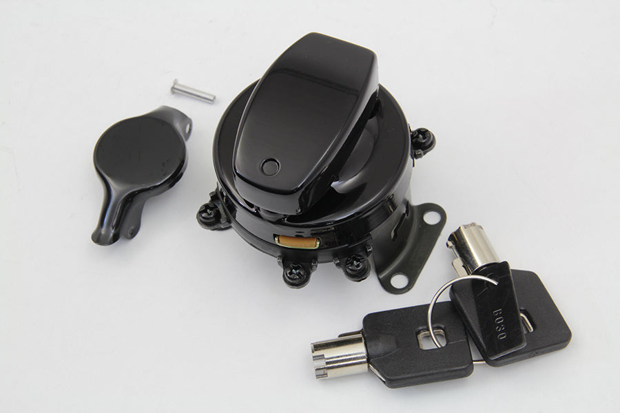 Hinge Ignition Switch Gloss Black 1973 / 1984 FLH 1984 / 1995 FXST 1986 / 1995 FLST 1980 / 1984 FX