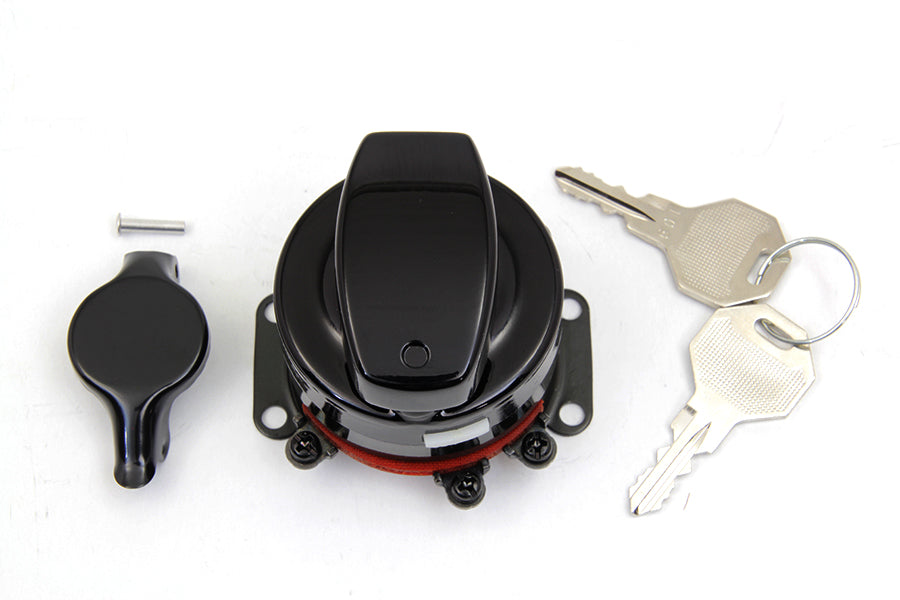 Heavy Duty Electronic Ignition Switch Gloss Black 1973 / 1984 FL 1984 / 1995 FXST 1986 / 1995 FLST
