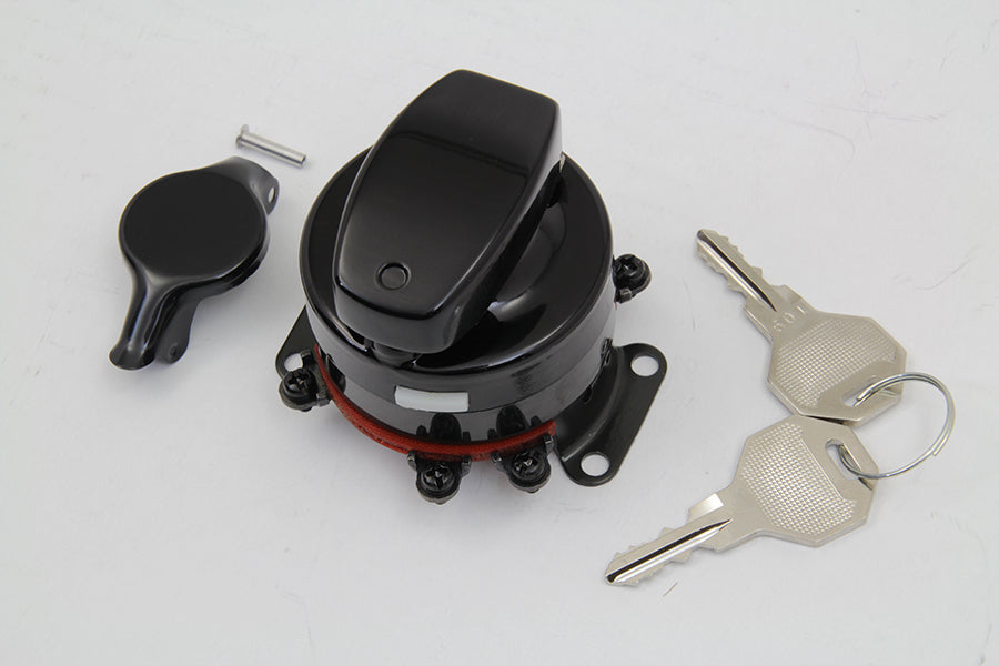 Heavy Duty Electronic Ignition Switch Gloss Black 1973 / 1984 FL 1984 / 1995 FXST 1986 / 1995 FLST