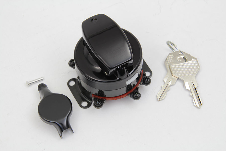 Heavy Duty Electronic Ignition Switch Gloss Black 1973 / 1984 FL 1984 / 1995 FXST 1986 / 1995 FLST