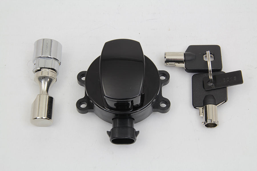 Ignition Key Switch Gloss Black 2011 / UP FXST 2011 / UP FLST