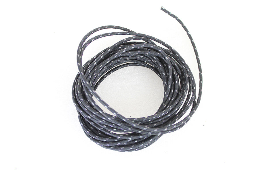 Black 25' Cloth Covered Wire with White Tracer 1941 / 1964 FL 1941 / 1964 EL 1936 / 1964 G