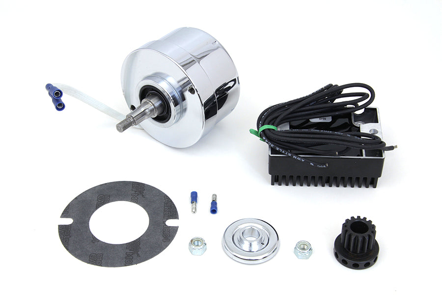 Chrome 12 Volt Alternator Generator Conversion Kit 1936 / 1952 W 1937 / 1973 G 1930 / 1936 VL 1937 / 1948 U