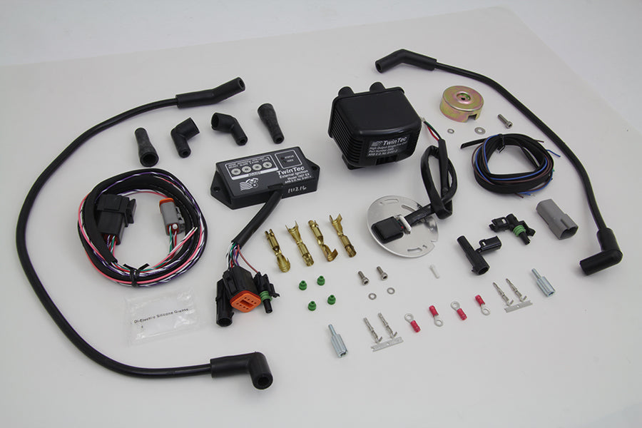 External Ignition Module Single Fire Complete Kit 1970 / 1984 FL 1971 / 1984 FX 1979 / 1984 FLT 1985 / 1999 FLT 1984 / 1984 FXST 1985 / 1999 FXST 1986 / 1999 FLST 1984 / 1984 FXR 1985 / 1994 FXR 1991 / 1999 FXD 1971 / 2003 XL