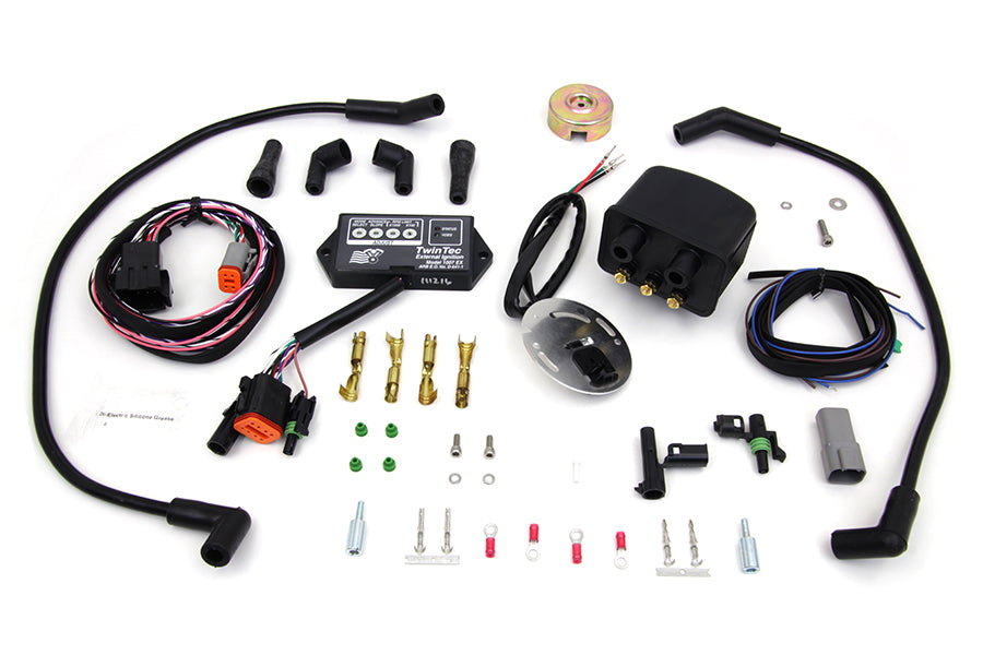 External Ignition Module Single Fire Complete Kit 1970 / 1984 FL 1971 / 1984 FX 1979 / 1984 FLT 1985 / 1999 FLT 1984 / 1984 FXST 1985 / 1999 FXST 1986 / 1999 FLST 1984 / 1984 FXR 1985 / 1994 FXR 1991 / 1999 FXD 1971 / 2003 XL