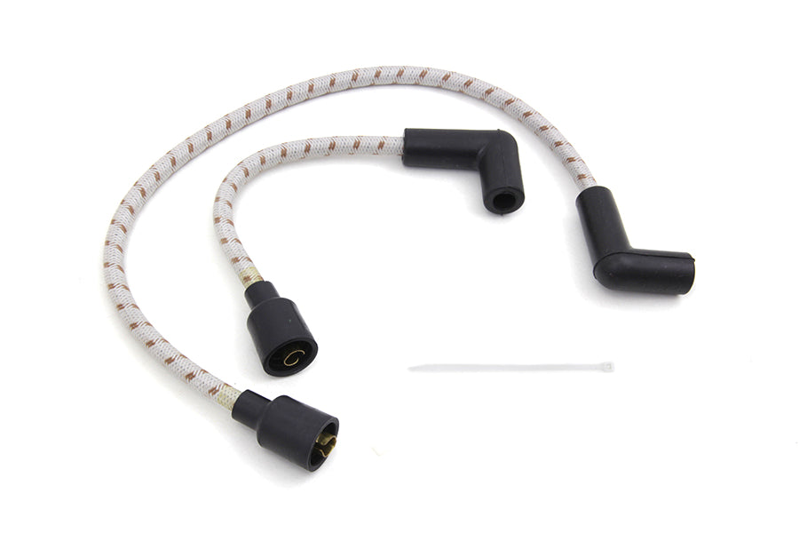 Sumax Grey with Brown Tracer 7mm Spark Plug Wire Set 1989 / 1998 FXST 1989 / 1998 FLST 1991 / 1998 FXD 1965 / 1985 XL 1965 / 1984 FL 1971 / 1984 FX