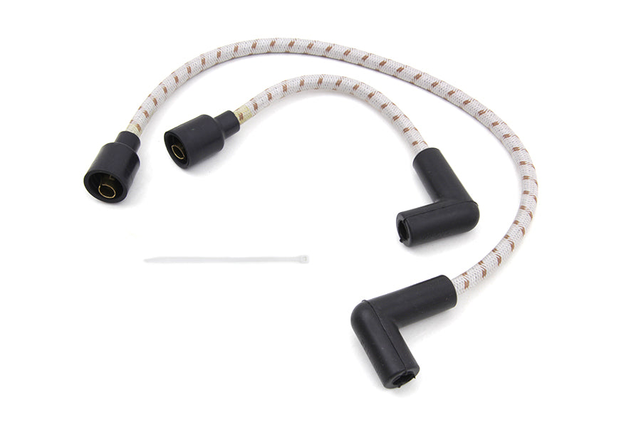 Sumax Grey with Brown Tracer 7mm Spark Plug Wire Set 1989 / 1998 FXST 1989 / 1998 FLST 1991 / 1998 FXD 1965 / 1985 XL 1965 / 1984 FL 1971 / 1984 FX