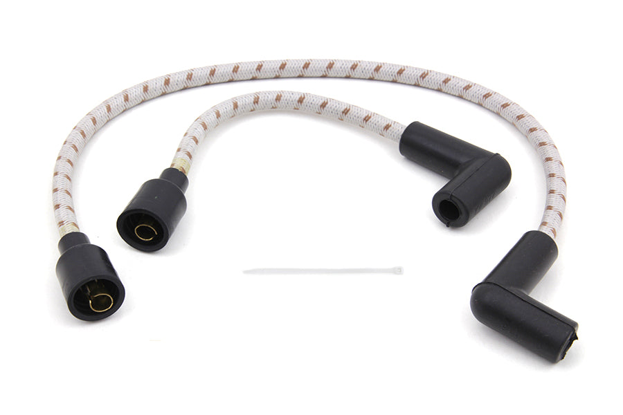 Sumax Grey with Brown Tracer 7mm Spark Plug Wire Set 1989 / 1998 FXST 1989 / 1998 FLST 1991 / 1998 FXD 1965 / 1985 XL 1965 / 1984 FL 1971 / 1984 FX