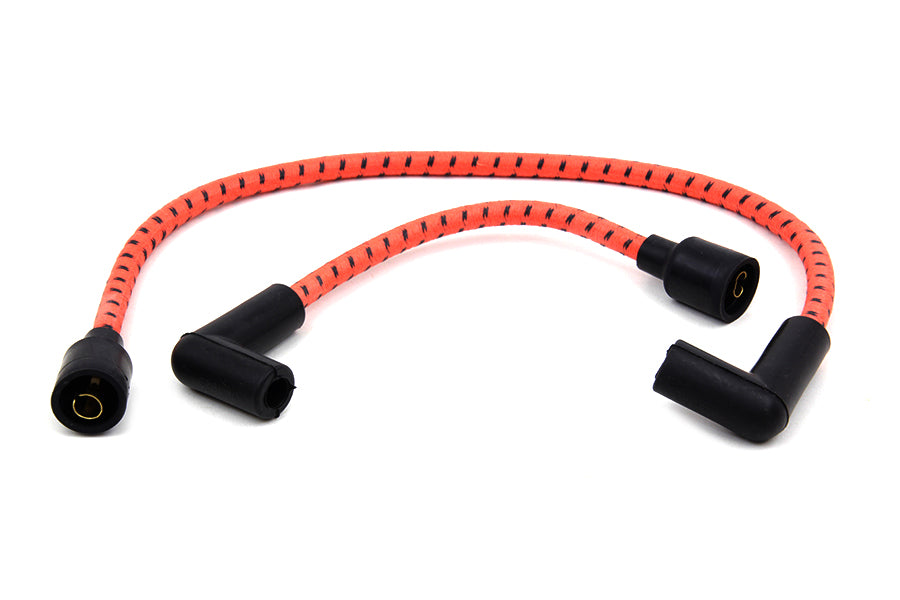 Sumax Orange with Black Tracer 7mm Spark Plug Wire Set 1989 / 1998 FXST 1989 / 1998 FLST 1991 / 1998 FXD 1965 / 1985 XL 1965 / 1984 FL 1971 / 1984 FX