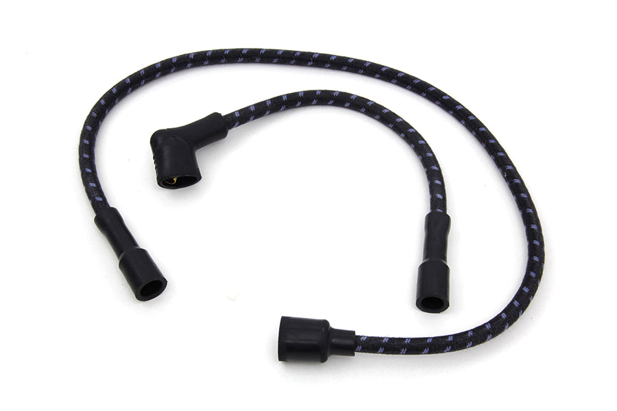 Sumax Black with Blue Tracer 7mm Spark Plug Wire Set 1980 / 1998 FLT 1980 / 1998 FLT 1986 / 2006 XL