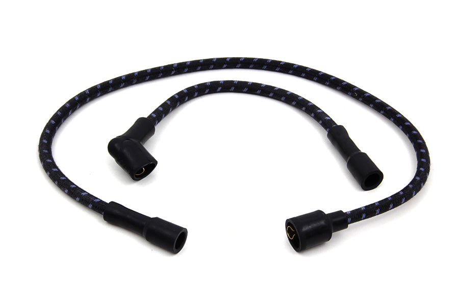 Sumax Black with Blue Tracer 7mm Spark Plug Wire Set 1980 / 1998 FLT 1980 / 1998 FLT 1986 / 2006 XL